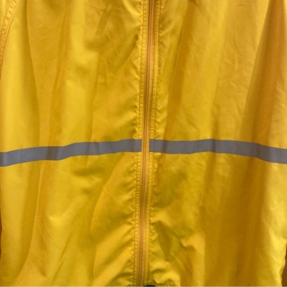 MEC Sz M Biking High Low Hem Venting Zipper Back Pocket Reflective Stripe Jacket - Picture 14 of 16